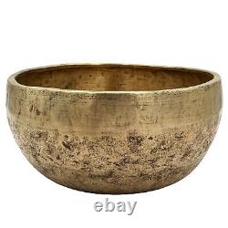 Rare 80 Years Old Antique Hand Kopre Singing Bowl 7 Metals Tibetan Vintage Nepal