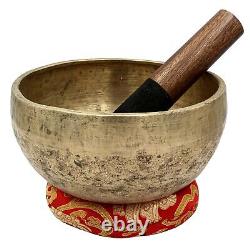 Rare 80 Years Old Antique Hand Kopre Singing Bowl 7 Metals Tibetan Vintage Nepal