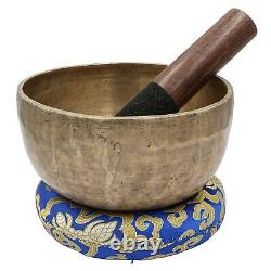 Rare 80 Years Old Antique Hand Kopre Singing Bowl Bronze Tibetan Vintage Nepal