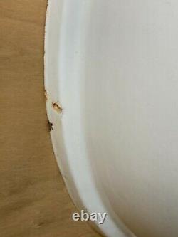 Rare Complete White Antique Pillbox Toilet Tank Bowl Lid Old Vtg Bath 664-20E