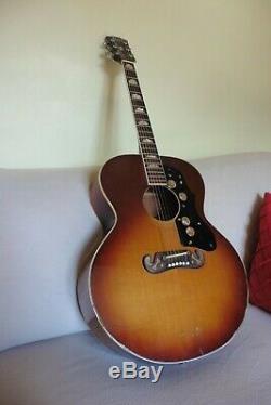 Rare Old Vintage Ibanez J200 Acoustic Guitar Relic Gibson Strings + Setup