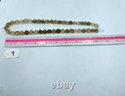 Rare Trade Vintage Ancient Jewelry Crystals Amulet Old Antique Beads Necklace