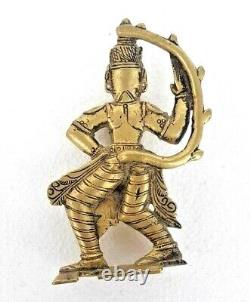 Rare Vintage Old Antique Brass Hindu Monkey God Hanuman Fine Figure / Statue