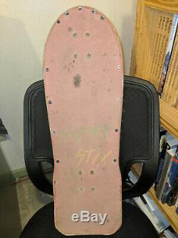 Schmitt Stix Monty Nolder deck Vintage skateboard Alva, Powell, old school, 1985