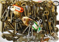 Skeleton Keys 100+ Old Antique Vintage Lot Set Collection Wholesale Iron Padlock
