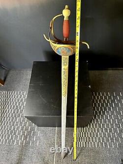 Spain Spanish Army Model Vintage Old Antique Toledo Sword