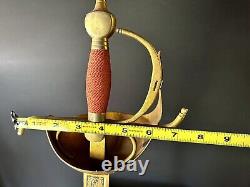 Spain Spanish Army Model Vintage Old Antique Toledo Sword