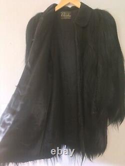 Stunning Old Hollywood Fur Coat By Gold Coast Monkey Authentic 1930s Vintage
