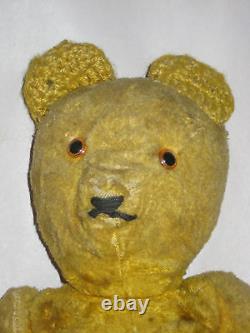 The Cutest Old Vintage Antique Teddy Bear Europe 35cm jointed limbs straw-filled