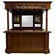 The Dublin Canopy Home Bar Tavern Old Antique Style English Pub or Counter