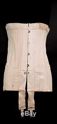 Thompsons Edwardian Tall Corset For Dress W Lacing Rear Old Stock