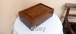 Traditional Indian Masala / Cash Wooden Box Made of Teakwood Antique Vintage Old