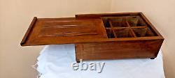 Traditional Indian Masala / Cash Wooden Box Made of Teakwood Antique Vintage Old