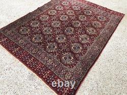 Turkish Vintage double sided Rug vegetable dye 175x132cm Persian Tribal boho old