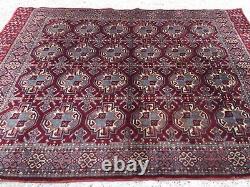 Turkish Vintage double sided Rug vegetable dye 175x132cm Persian Tribal boho old