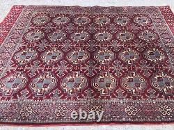 Turkish Vintage double sided Rug vegetable dye 175x132cm Persian Tribal boho old