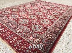 Turkish Vintage double sided Rug vegetable dye 175x132cm Persian Tribal boho old