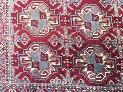 Turkish Vintage double sided Rug vegetable dye 175x132cm Persian Tribal boho old