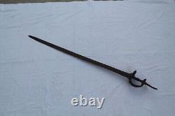 V. V rare old antique vintage Mughal Rajput Maratha India firangi khanda kirch