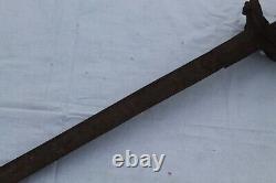 V. V rare old antique vintage Mughal Rajput Maratha India firangi khanda kirch