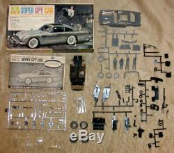 VINTAGE 55 year old AURORA Aston Martin 007 Super Spy car 100% & unbuilt