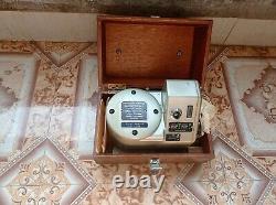 VINTAGE OLD Precision Aneroid BAROMETER Negretti & Zambra Croydon WithWooden Box