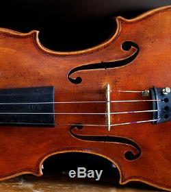 Very old labelled Vintage violin Ansaldo Poggi 1950 Geige