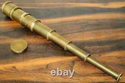 Vintage 18 inch Old Antique Victorian Marine Telescope Telescope in