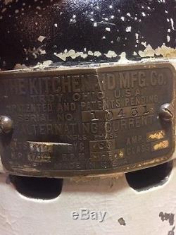 Vintage 1920s Antique Kitchen Aid Mixer Kitchenaid Mfg. Co. Pelican H Model Old