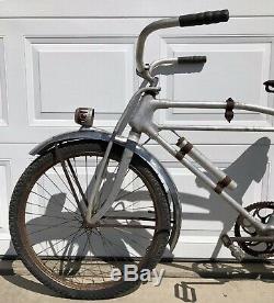 Vintage 1936,1937 Monark Silver King M1 Deluxe Bicycle, Antique Old Bike