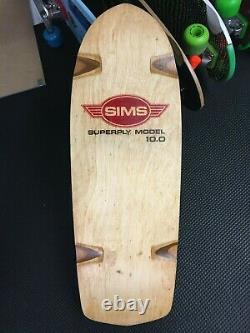 Vintage 1978 Sims Superply 10.0 Pig Old School Skateboard Bowman Alva Dogtown