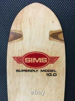 Vintage 1978 Sims Superply 10.0 Pig Old School Skateboard Bowman Alva Dogtown