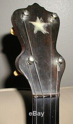Vintage Antique Banjo Frailing Clawhammer Old Time 5 string