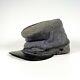 Vintage Antique Civil War Style Kepi Cap Hat Old Wool Leather Brim Moth Food