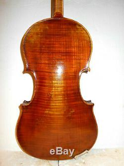 Vintage Antique Old Antonio Vettrini 1 Pc. Back Full Size Violin No Reserve