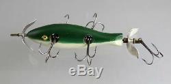 Vintage Antique Tackle Elliot & Bailey Manitou Minnow 1906 Old Wood Fishing Lure