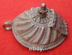 Vintage Antique Tribal Old Silver Pendant Gypsy Hippie