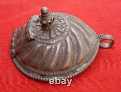 Vintage Antique Tribal Old Silver Pendant Gypsy Hippie