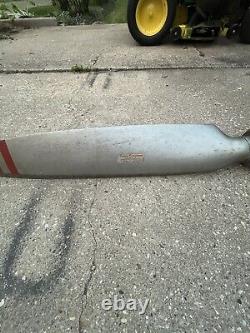 Vintage Antique Wooden Airplane Propeller W Nose cone Old Flottorp Grand Rapids