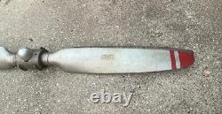 Vintage Antique Wooden Airplane Propeller W Nose cone Old Flottorp Grand Rapids