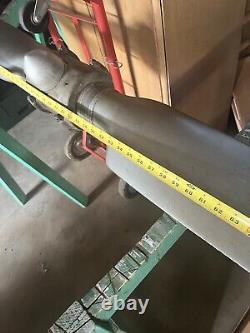 Vintage Antique Wooden Airplane Propeller W Nose cone Old Flottorp Grand Rapids