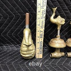 Vintage Bathroom Hardware Faucets And Spigot Brass Fish Very Rare New Old Stock