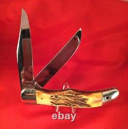 Vintage Case pocket knife 5265 SAB stag 10 dot 1970 folding hunter old antique