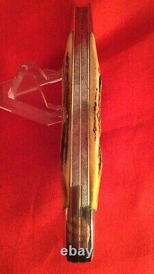 Vintage Case pocket knife 5265 SAB stag 10 dot 1970 folding hunter old antique