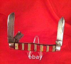 Vintage Cattaraugus pocket knife 32144 super rare old antique knife USA