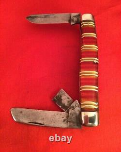 Vintage Cattaraugus pocket knife 32144 super rare old antique knife USA