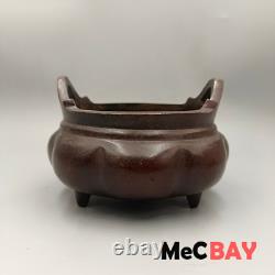 Vintage Chinese Collection Old Antique Handmade Carving Curio Decoration Censer