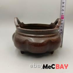 Vintage Chinese Collection Old Antique Handmade Carving Curio Decoration Censer