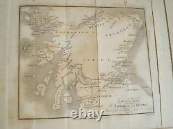 Vintage DENMARK DAENEMARK GERMAN MAP Old Antique Original Atlas Map c. 1812