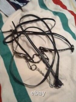 Vintage Headstall with old Anchor bit & antique reins